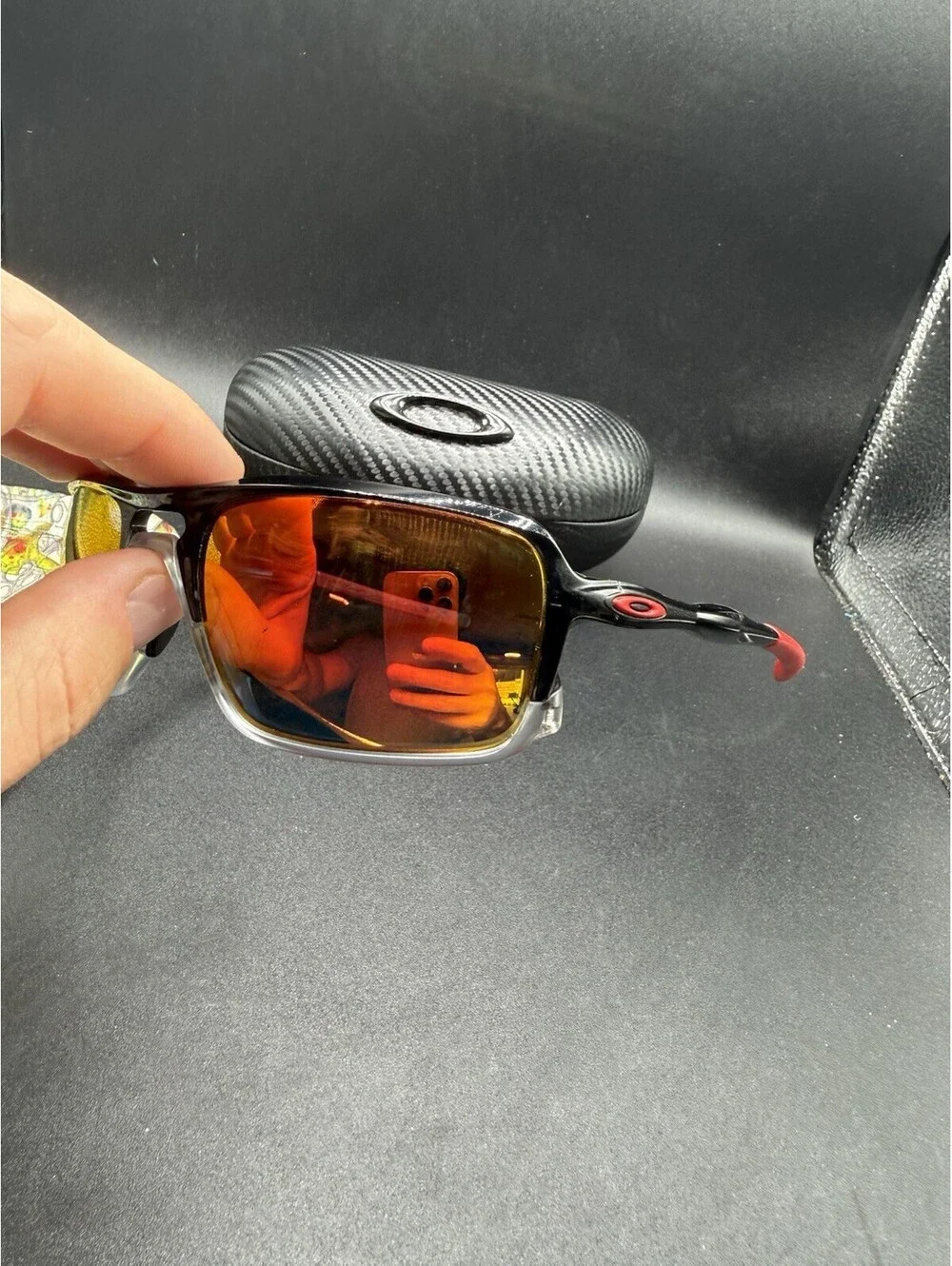 Oakley Triggerman Black Ink/Ruby Iridium Lenses OO9266-10